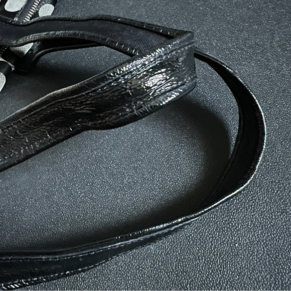 Coach Signature Canvas Fabric Leather Handbag and Billfold Wallet 2 PC Bundle - Picture 5 of 11